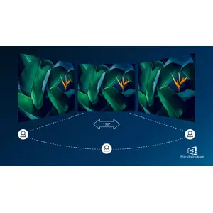 IPS technology for full colours and wide viewing angles