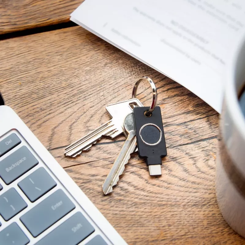 YubiKey C Bio FIDO Edition Yubico Black Passwordless Authentication