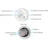 Water detector EZVIZ T10C Sensmitter Wireless IP67 White, CR123A battery, 2400 MHz, 200 m range