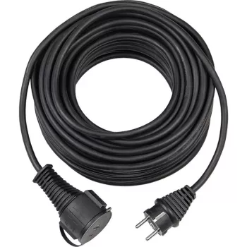 Brennenstuhl H05RR-F 3G1,5 - Power Extension Cable - CEE 7/7 (SCHUKO) (M) - Power Supply CEE 7/4 (SCHUKO)/CEE 7/7 (SCHUKO) (W) - 25,0m - Black (1161470)