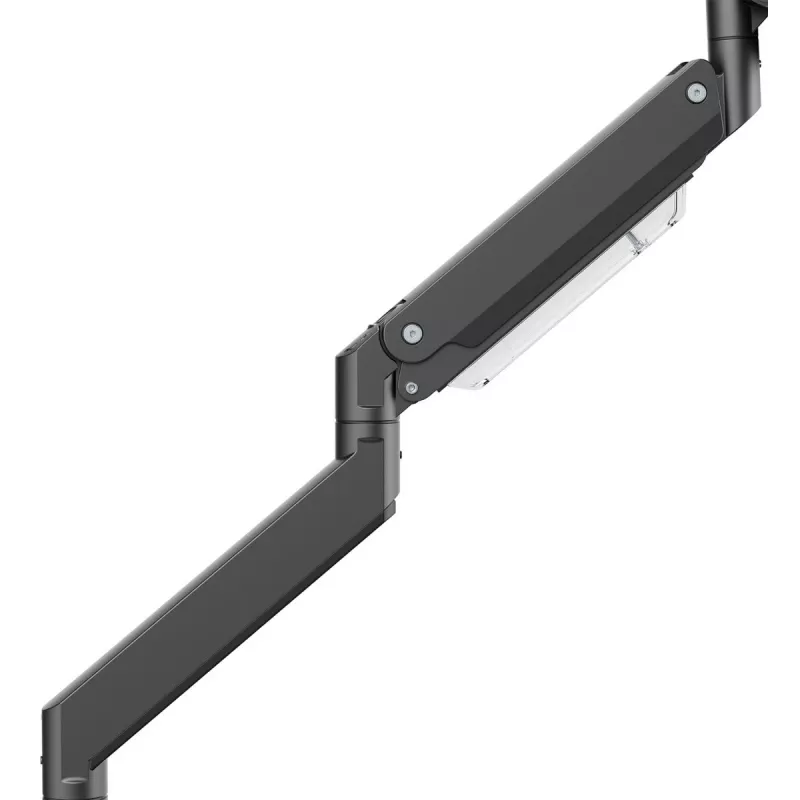 Maclean MC-968 Double Arm Monitor Mount with Gas Spring 17-57 27 kg Heavy Duty Sturdy Full Motion Holder Bracket Max VESA 200x200