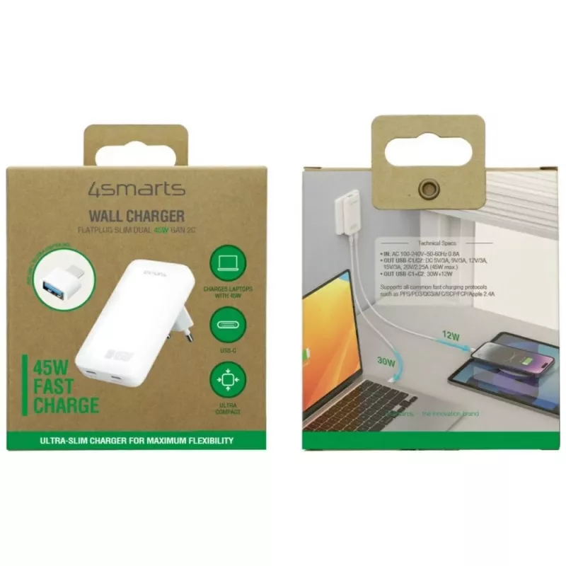 Indoor Charger 4smarts 542045 Universal White AC