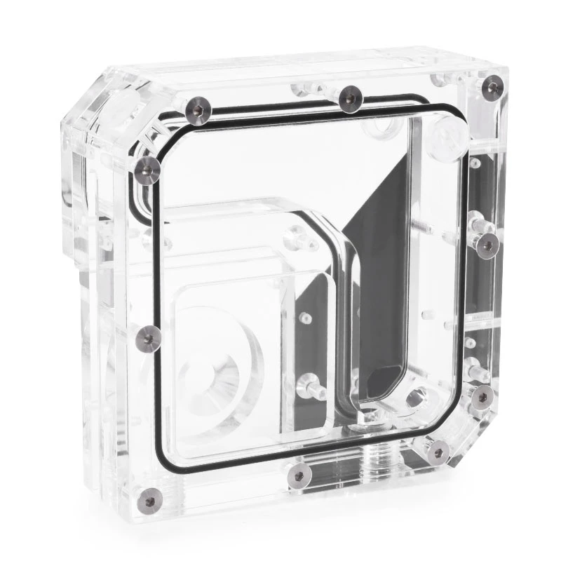 Reservoir Alphacool 15075 Acrylic Black Transparent 120mm