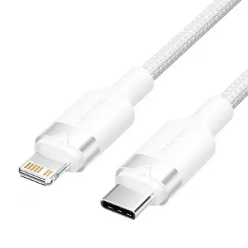 Lightning cable Vention LALWH — 2 m, Lightning to USB-C, white