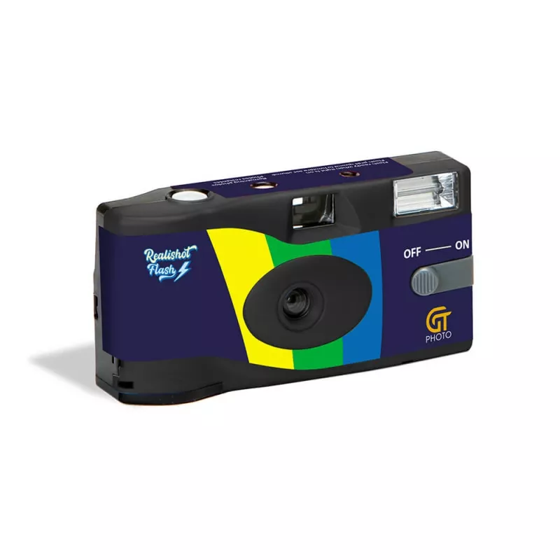 Compact film camera GT Photo GT27FL 135 mm Black Blue 31 mm
