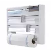 Wall-mounted paper towel holder Leifheit 25723 — white, single roll
