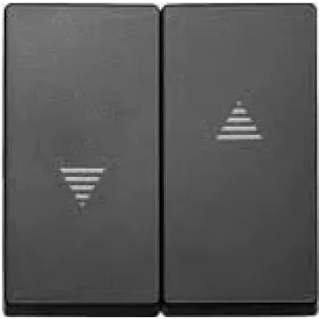 Light switch Merten 435514 — button control, anthracite, single‑gang