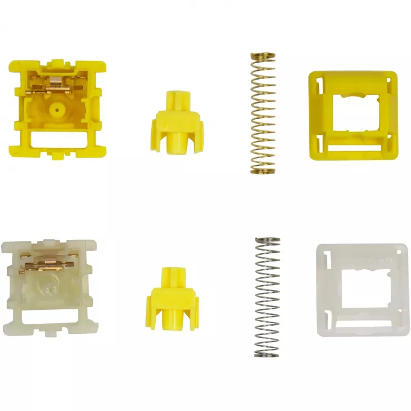 Mechanical Key Switch Set Keychron Gateron Cap V2 Golden-Yellow G32 — 110 switches