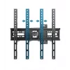 Wall TV mount ESPERANZA ERW016 for 70 inch TVs, black, 45 kg capacity, VESA 75x75–400x400, tilt 15°