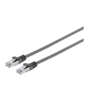 Networking Cable Microconnect V-UTP6A01S-FLAT RJ-45 Cat6a 1m Black