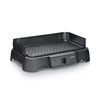 Tabletop electric grill SEVERIN PG 8595 — 2000 W, rectangular grid, black