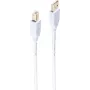 shiverpeaks ®-BASIC-S--USB Cable, Type A Plug to Type B Plug, HIGH SPEED, Gold-Plated Contacts, USB 2.0, White, 5,0m (BS77025-W)