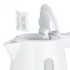 Electric kettle SEVERIN 1 L 2200 W white — cordless, 360° base, concealed heating element