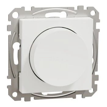 Rotary LED dimmer Schneider Electric WDE002961, multiwire, 200W, white