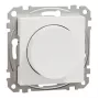 Rotary LED dimmer Schneider Electric WDE002961, multiwire, 200W, white