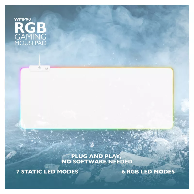 Mouse pad Deltaco GAM-079-W