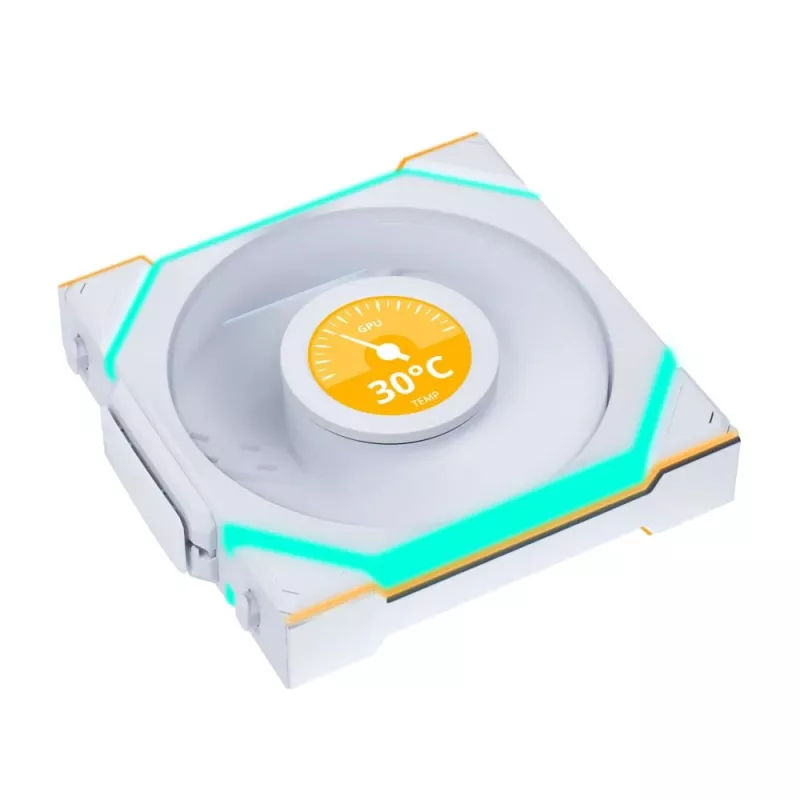 Lian Li UNI FAN SL Wireless LCD ARGB 120mm White 3-Pack