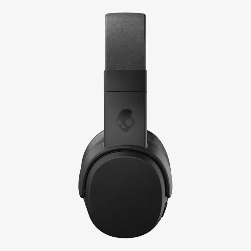 Headset Skullcandy Crusher Wireless — black, binaural circumaural, Bluetooth & 3.5 mm, foldable, 40 h battery
