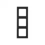 Wall plate / switch cover Berker 10136096 — anthracite plastic, screwless, 1 pcs