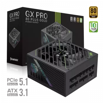 Gamemax Power Supply, 80 PLUS, Gold | GX PRO 1250G | 1250 W | Fully Modular