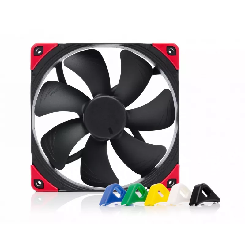 140 mm Noctua NF-A14 PWM chromax.black.swap case fan, 12V, 300–1500 RPM, PWM, 140.2 m³/h, 24.6 dB