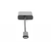 DIGITUS DA-70853 USB-C to VGA Adapter, Full HD 1080p, Black
