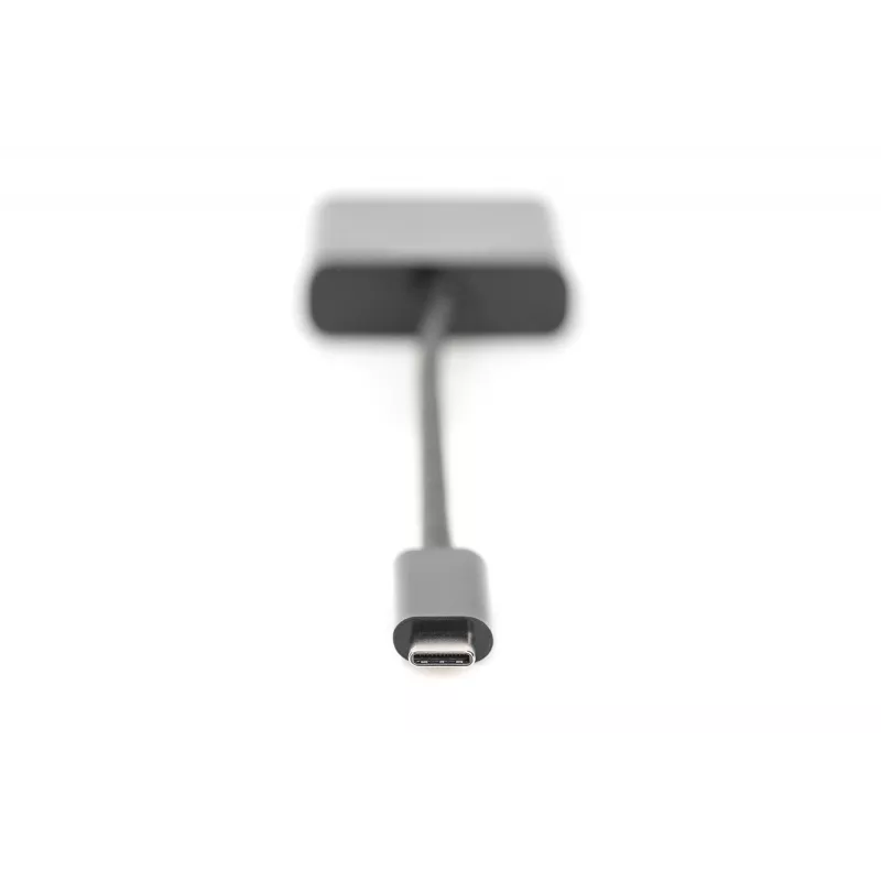 DIGITUS DA-70853 USB-C to VGA Adapter, Full HD 1080p, Black