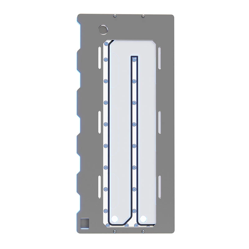 Distro Plate Triton Wraith 2.0 Elite — distro plate, silver finish