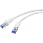 Renkforce RF-5771522 Network Cable White 1 m Cat6a S/FTP (S-STP) (RF-5771522)