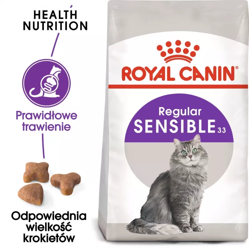 Dry cat food Royal Canin Sensible 33 Adult, 10 kg — chicken, 33% protein, urinary tract control