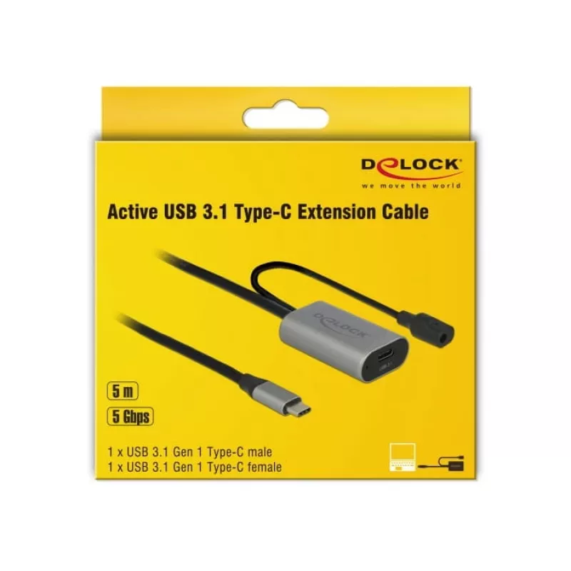 Delock USB-20225 Power Adapter Grey