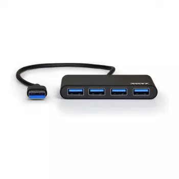USB Hub Port Designs 900121 USB 3.2 Gen 1 Type-A 5000 Mbit/s Black