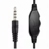 Wired gaming headset GEMBIRD MHS-03-BKRD — binaural, circumaural, 3.5 mm, 1.8 m cable, red/black