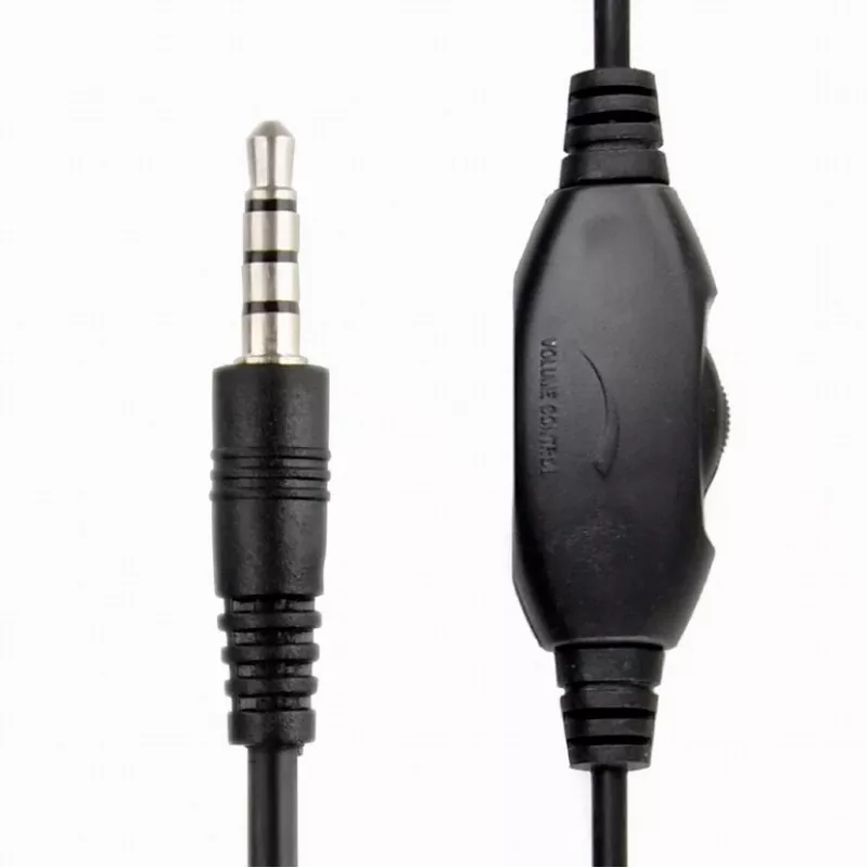 Wired gaming headset GEMBIRD MHS-03-BKRD — binaural, circumaural, 3.5 mm, 1.8 m cable, red/black