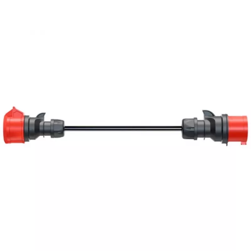 Adapter for Gemini flex 11 kW, CEE Red Three-Phase Power 16A > CEE Red 32A (black, 30cm)