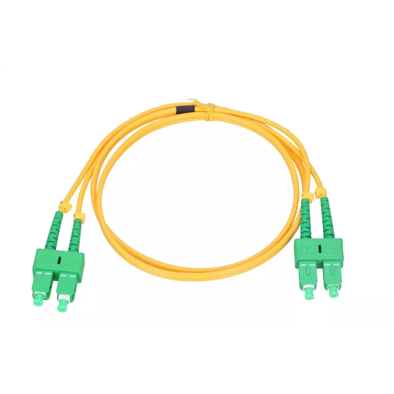 Patchcord Extralink SC/APC–SC/APC Single Mode Duplex G.652D 3mm 5m