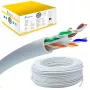 Network Cable Extralink Twisted pair CAT6 UTP (U/UTP) V2 Indoor 100M Grey