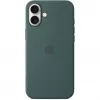 Apple iPhone 16 Plus Silicone Case with MagSafe - Lake Green