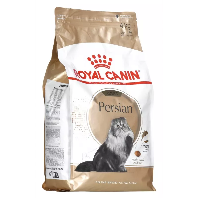 Royal Canin Persian Adult Dry Cat Food 4 kg, Maize, Poultry