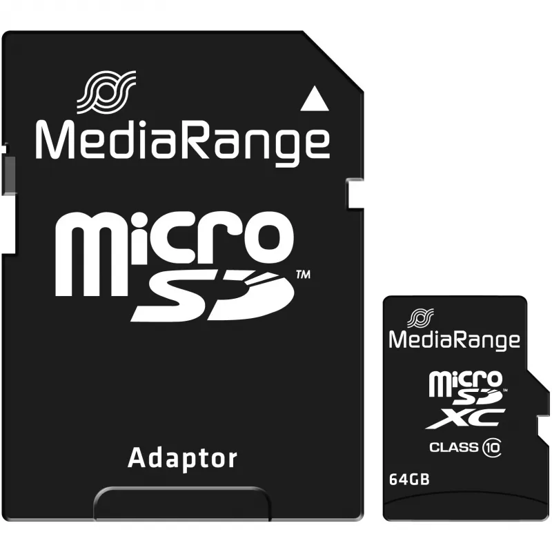 Memory Card MediaRange 64GB MicroSDXC Class 10 MR955