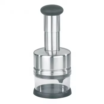 GEFU TRITARE manual food chopper Black, Stainless steel, Transparent