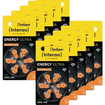 Intenso Hearing Aid Batteries | Zinc-Air A13 60-Pack - Battery (7504426MP)