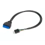 Internal USB Cable Akasa AK-CBUB36-30BK
