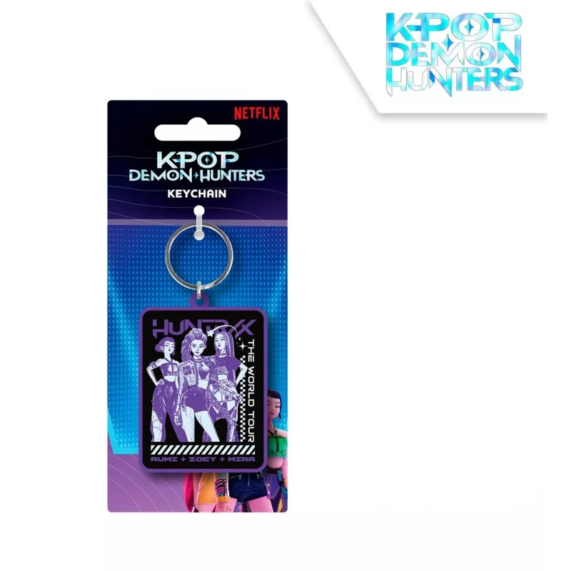 K-POP Demon Hunters Huntrix PVC keychain
