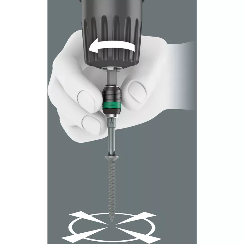 Bitholding screwdriver Wera 816 R with Rapidaptor quick-release chuck