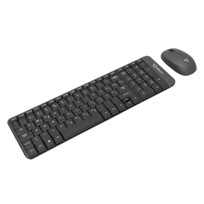 SBOX WKM-22 wireless keyboard and mouse combo, US layout