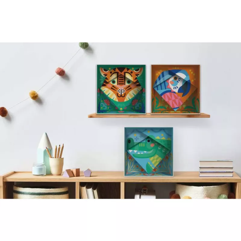 Painting kit Ravensburger CreArt Do it together – Parrot (group painting set)