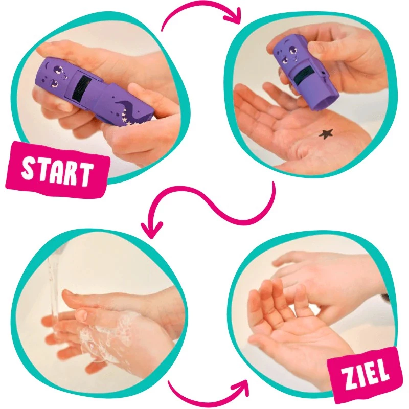 Stamp Colop 156695 Round Violet for Children