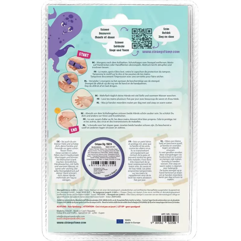 Stamp Colop 156695 Round Violet for Children
