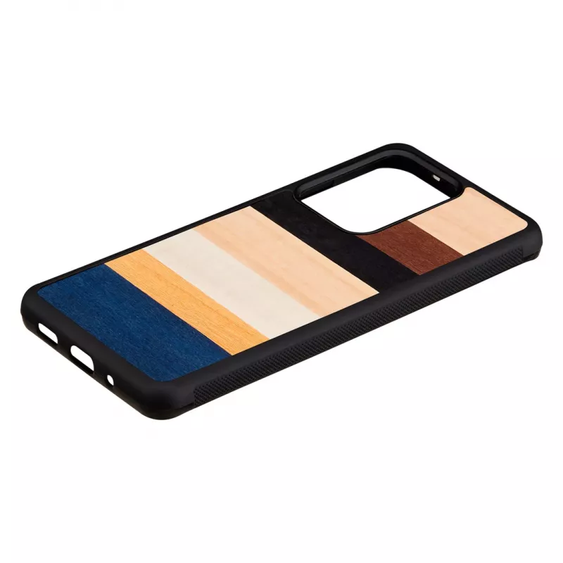 Phone case man and wood for Samsung Galaxy S20 Ultra — black